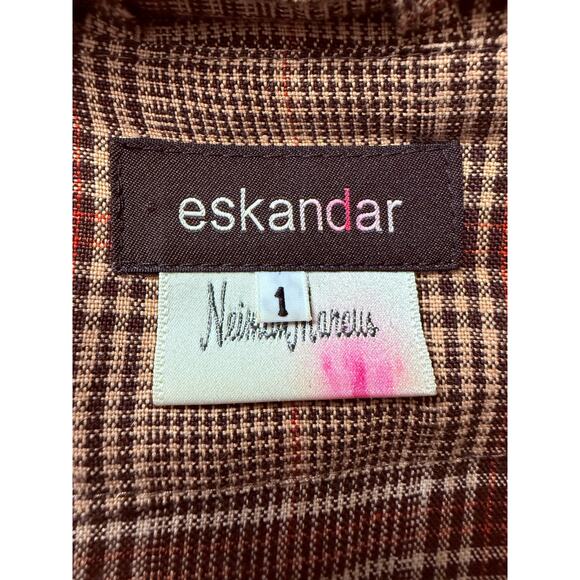 Eskandar For Saks Fifth Avenue Linen Jacket Made in England Size 1 Kimono Style - Picture 11 of 11